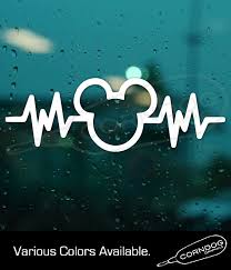 Disney Heartbeat Sticker Vinyl Decal