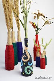 Wine Bottle Crafts 2 Upcycled Vases