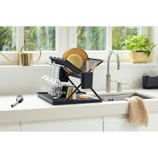 Brabantia Sinkside Foldable Large Dark Gray Dish Rack