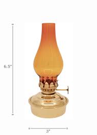 Oil Lamps Brass Mini 6 5 Amber