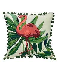 Roth Throw Pillow 16 X 16 Pink Flamingo