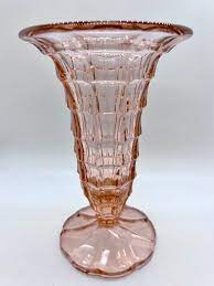 Vintage Glass Vase Vintage Depression