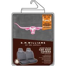 Rm Williams Front Car Seat Covers Suede