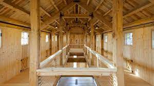 Barn Interior Timber Frame Construction