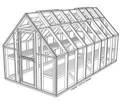 8 X 16 Greenhouse Plans Printed