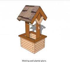 Wishing Well Planter Free Woodworking