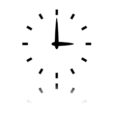Simple Clock Icon Isolated Icon