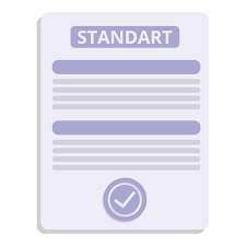 Accredited Standard Icon Cartoon Of