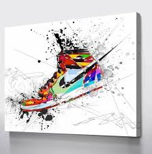 New 100 Real Nike Shoes Wall Art