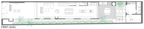 Narrow And Long House Plan Adapted For