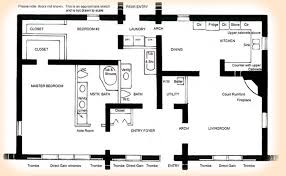 Rammed Earth Solar House Plan 1680