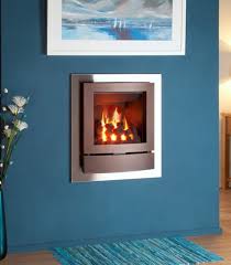 Gas Fire With Phosphorus Arc Trim