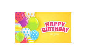 Personalized Happy Birthday Banners
