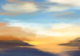 Sunset Sky Painting Images Free