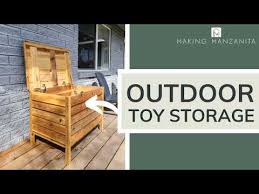 Diy Deck Box For Outdoor Toys With