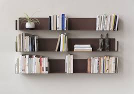 Buy Wall Bookshelf Rust Colour 45 X