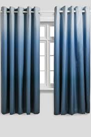 Buy Blue Ombre Eyelet Blackout Curtains