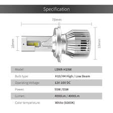 led headlight light conversion kit nr