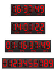 Digital Clock Countdown Template