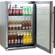 Alfresco Bar Fridge With Heated Glass