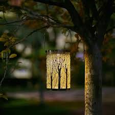 Operfurni Solar Lanterns Bronze Outdoor