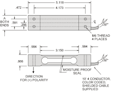 point bending beam load cells