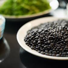 black beans with green chiles and in