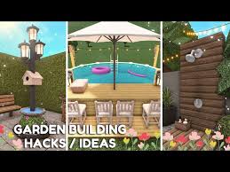 Bloxburg Garden Backyard Build S