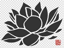 Lotus Flower Stencil Wall Decal Craft