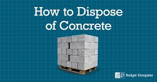 Concrete Disposal Budget Dumpster