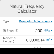 Natural Frequency Calculator