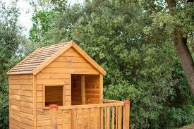 Small Wooden House For Children In The