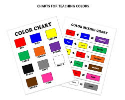 Buy Printable Color Charts Home School