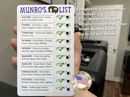 Rv Checklist Customizable Magnetic