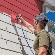 Paint Exterior Of House With A Sprayer