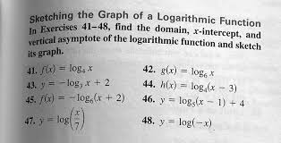 Logarithmic Function In Exercises
