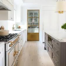 Vintage Glass Door Kitchen Cabinet
