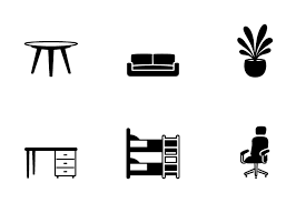 11 919 Home Decor Icon Packs Free In