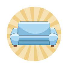 Couch Icon Cartoon Stock Vector By