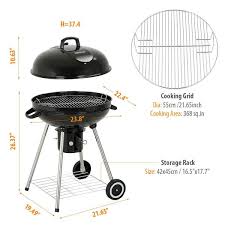 Master Cook 22 In Charcoal Grill