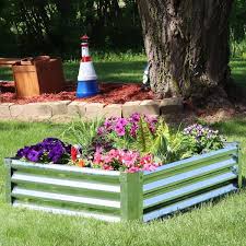 Raised Galvanized Steel Garden Bed