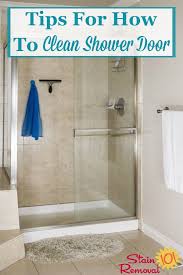 Tips Hints For How To Clean Shower Door