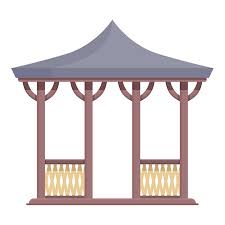 Garden Pergola Icon Cartoon Vector