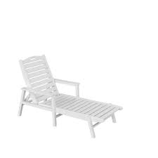 Tunearary White Modern Hdpe Chaise All