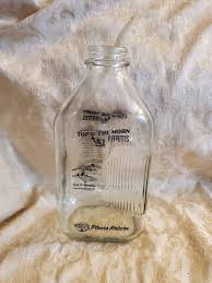 Fluid Ounce Glass Milk Bottle