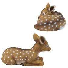 Baby Deer Statue Qm927871