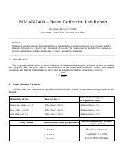 deflection of simply supported beam