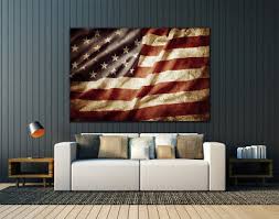 American Icon Flag Canvas Art Print