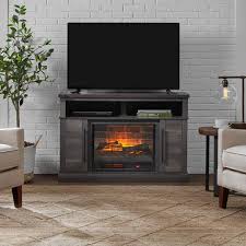 Wolcott 48in Brown Oak Electric