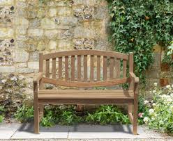Ascot Teak 2 Seater Garden Bench